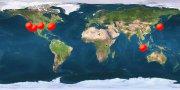 world map hits counter