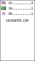 visitors by country counter