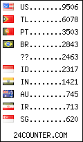 visitors by country counter