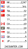 visitors by country counter