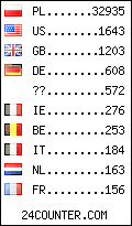 visitors by country counter