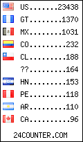 visitors by country counter