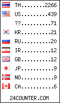visitors by country counter