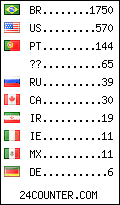 visitors by country counter