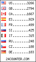 visitors by country counter