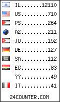 visitors by country counter