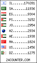 visitors by country counter