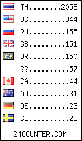 visitors by country counter