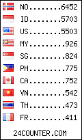 visitors by country counter