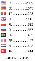 visitors by country counter