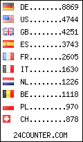 visitors by country counter