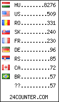 visitors by country counter