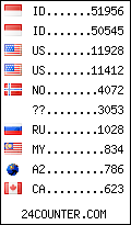 visitors by country counter