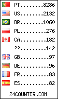 visitors by country counter