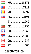 visitors by country counter