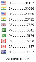 visitors by country counter