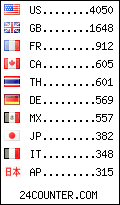 visitors by country counter