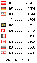 visitors by country counter