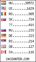 visitors by country counter