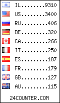 visitors by country counter