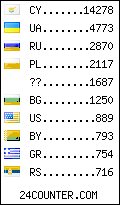 visitors by country counter