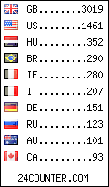 visitors by country counter