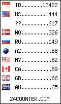 visitors by country counter