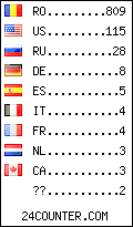 visitors by country counter