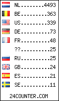 visitors by country counter