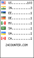 visitors by country counter