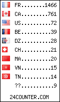visitors by country counter