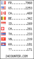 visitors by country counter