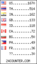 visitors by country counter