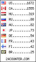 visitors by country counter