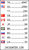 visitors by country counter