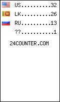 visitors by country counter