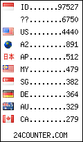 visitors by country counter