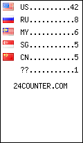 visitors by country counter