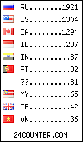 visitors by country counter