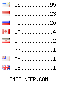 visitors by country counter