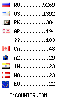 visitors by country counter