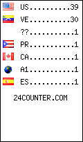 visitors by country counter