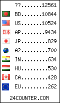 visitors by country counter