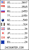 visitors by country counter