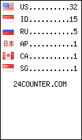 visitors by country counter