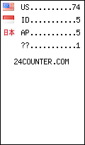 visitors by country counter