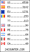 visitors by country counter