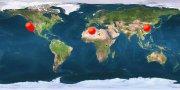 world map hits counter