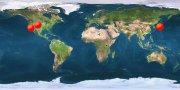 world map hits counter