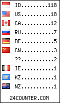 Website Audience by Country